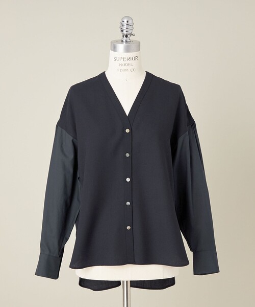 conte（コンテ）の「＜conte＞コンビ Vネックシャツ（シャツ/ブラウス 