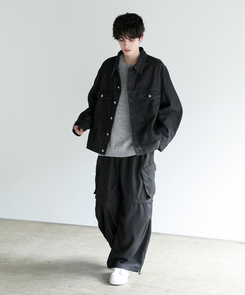 MSG/ルーズシルエットショートトラッカーデニムジャケット（デニム