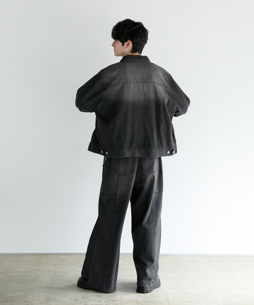 MSG/ルーズシルエットショートトラッカーデニムジャケット