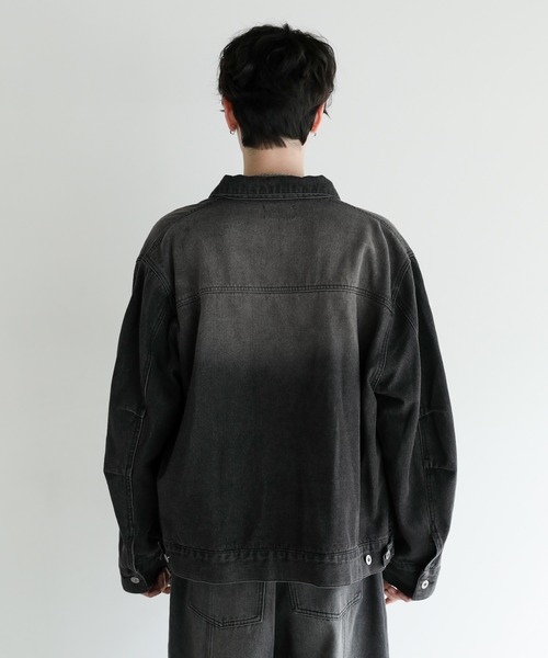 MSG/ルーズシルエットショートトラッカーデニムジャケット（デニム