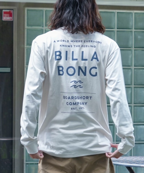 BILLABONG（ビラボン）の「BILLABONG メンズ DECAF ロンＴ 【2024年秋冬モデル】/ビラボンバックプリント長袖ロゴロンT（Tシャツ/カットソー・メンズ・ブラック/グレー/ミント/ホワイト系その他/レッド系その他/ホワイト・SMALL/MEDIUM/LARGE/X-LARGE）」の3枚目の写真