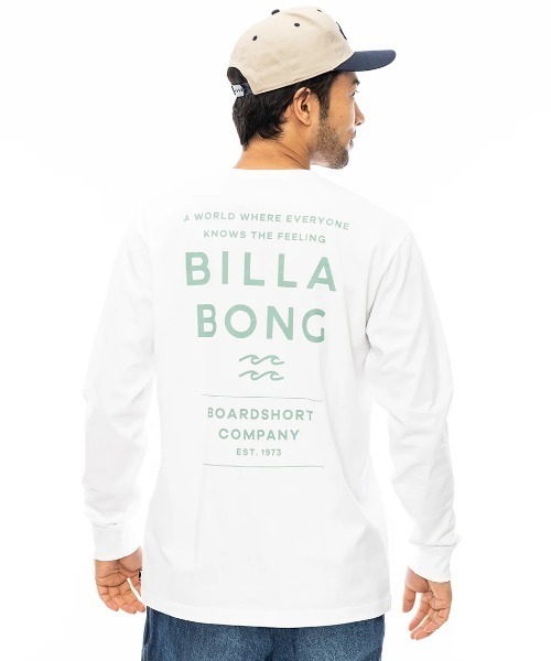 BILLABONG（ビラボン）の「BILLABONG メンズ DECAF ロンＴ 【2024年秋冬モデル】/ビラボンバックプリント長袖ロゴロンT（Tシャツ/カットソー・メンズ・ブラック/グレー/ミント/ホワイト系その他/レッド系その他/ホワイト・SMALL/MEDIUM/LARGE/X-LARGE）」の9枚目の写真