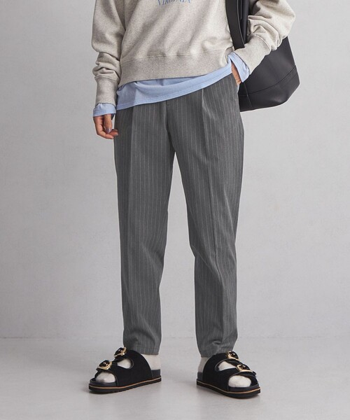 green label relaxing（グリーンレーベルリラクシング）の「【WEB限定】＜at ease＞オルマイ テーパード パンツ（その他パンツ・レディース・ブラック/グレー/その他1/ベージュ・SHORT/38/42/TALL/34/40/36）」の4枚目の写真