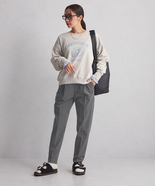green label relaxing（グリーンレーベルリラクシング）の「【WEB限定】＜at ease＞オルマイ テーパード パンツ（その他パンツ・レディース・ブラック/グレー/その他1/ベージュ・SHORT/38/42/TALL/34/40/36）」の7枚目の写真