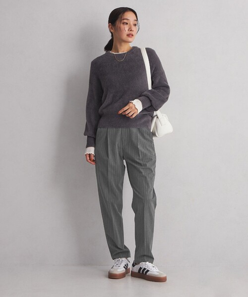 green label relaxing（グリーンレーベルリラクシング）の「【WEB限定】＜at ease＞オルマイ テーパード パンツ（その他パンツ・レディース・ブラック/グレー/その他1/ベージュ・SHORT/38/42/TALL/34/40/36）」の12枚目の写真