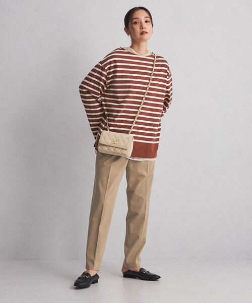green label relaxing（グリーンレーベルリラクシング）の「【WEB限定】＜at ease＞オルマイ テーパード パンツ（その他パンツ・レディース・ブラック/グレー/その他1/ベージュ・SHORT/38/42/TALL/34/40/36）」の13枚目の写真