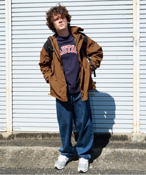 GLAZOS（グラソス）の「【大人向けサイズあり】【撥水】ナイロン・ボアインナー付き３WAYコート（ブルゾン・キッズ・ベージュ/ネイビー/カーキ・S/M/L/LL）」の7枚目の写真