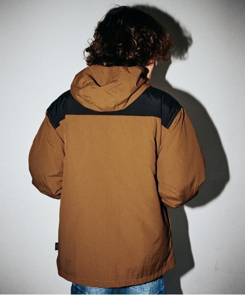 GLAZOS（グラソス）の「【大人向けサイズあり】【撥水】ナイロン・ボアインナー付き３WAYコート（ブルゾン・キッズ・ベージュ/ネイビー/カーキ・S/M/L/LL）」の8枚目の写真