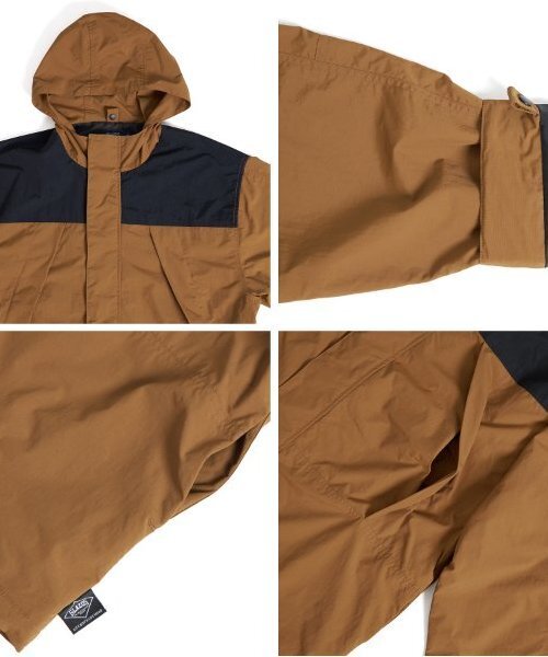 GLAZOS（グラソス）の「【大人向けサイズあり】【撥水】ナイロン・ボアインナー付き３WAYコート（ブルゾン・キッズ・ベージュ/ネイビー/カーキ・S/M/L/LL）」の9枚目の写真