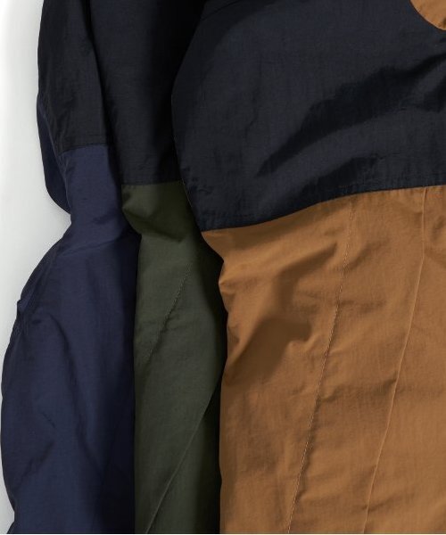 GLAZOS（グラソス）の「【大人向けサイズあり】【撥水】ナイロン・ボアインナー付き３WAYコート（ブルゾン・キッズ・ベージュ/ネイビー/カーキ・S/M/L/LL）」の13枚目の写真