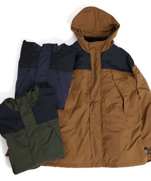 GLAZOS（グラソス）の「【大人向けサイズあり】【撥水】ナイロン・ボアインナー付き３WAYコート（ブルゾン・キッズ・ベージュ/ネイビー/カーキ・S/M/L/LL）」の14枚目の写真