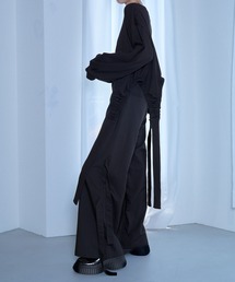 【Nora Lily】「elle」Ribbon Flare Pants