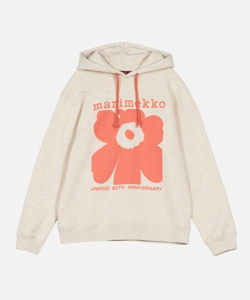 marimekko ウニッコプリント パーカー ホワイトXS marimekko ウニッコプリント パーカー ホワイトXS