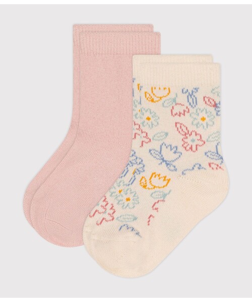 PETIT BATEAU(プチバトー)の「ソックス2点セット(ソックス/靴下・キッズ・その他1・6m-12m/18m-36m)」の1枚目の写真