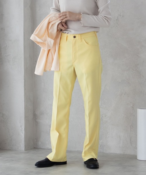 Mac-House（マックハウス）の「WRANGLER WRANCHER ランチャー ドレスパンツ 股下74cm（デニムパンツ・レディース・イエロー・M/L/S）」の2枚目の写真
