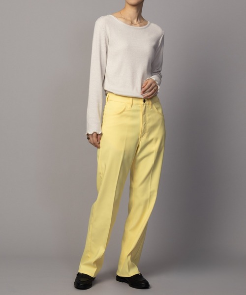 Mac-House（マックハウス）の「WRANGLER WRANCHER ランチャー ドレスパンツ 股下74cm（デニムパンツ・レディース・イエロー・M/L/S）」の6枚目の写真