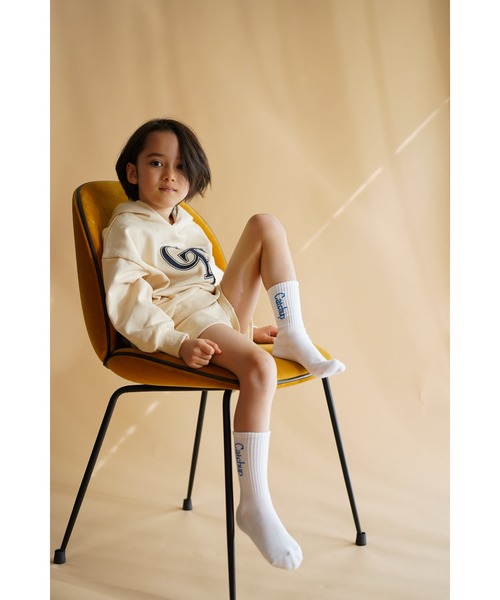 Catchup(ケチャップ)の「【Catchup】ワッペンパーカー(Tシャツ/カットソー・キッズ・ネイビー/グリーン/オフホワイト・90㎝/100㎝/110㎝/120㎝/130㎝/140㎝/150cm)」の9枚目の写真