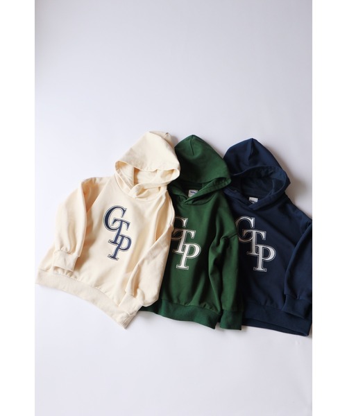 Catchup(ケチャップ)の「【Catchup】ワッペンパーカー(Tシャツ/カットソー・キッズ・ネイビー/グリーン/オフホワイト・90㎝/100㎝/110㎝/120㎝/130㎝/140㎝/150cm)」の19枚目の写真