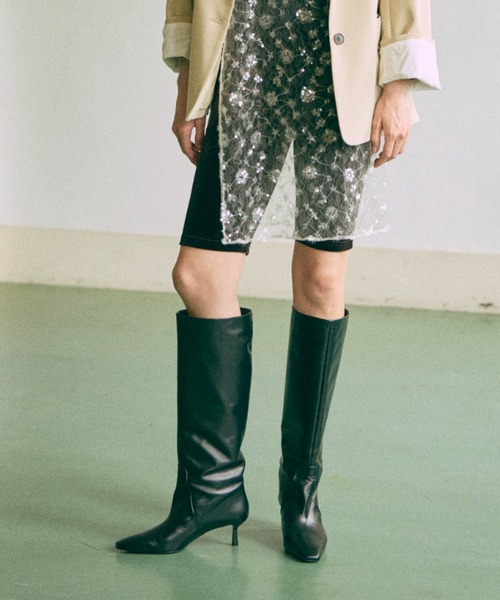 EN NEUME(エンノイム)の「Velour Biker Leggings(その他パンツ・レディース・ブラウン/ブラック/ブルー・FREE)」の14枚目の写真