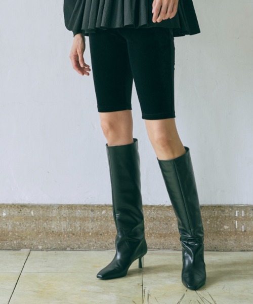 EN NEUME(エンノイム)の「Velour Biker Leggings(その他パンツ・レディース・ブラウン/ブラック/ブルー・FREE)」の20枚目の写真