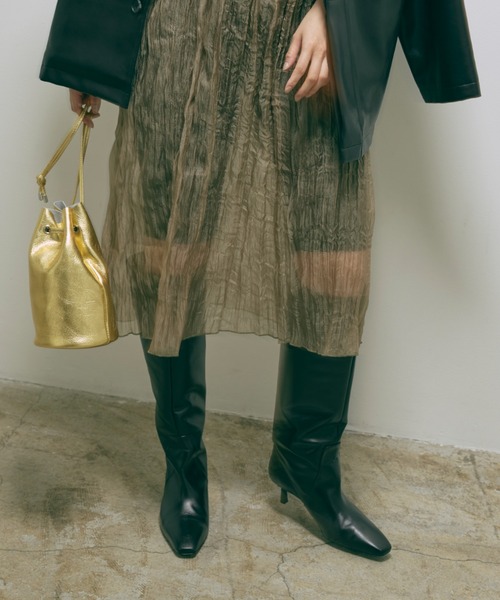 EN NEUME(エンノイム)の「Velour Biker Leggings(その他パンツ・レディース・ブラウン/ブラック/ブルー・FREE)」の9枚目の写真