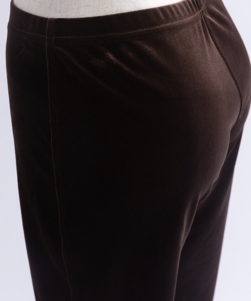 EN NEUME(エンノイム)の「Velour Biker Leggings(その他パンツ・レディース・ブラウン/ブラック/ブルー・FREE)」の6枚目の写真