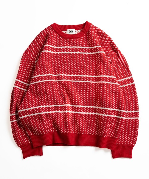 セール】BIRDS EYE BORDER KNIT /バーズアイボーダーニット（ニット
