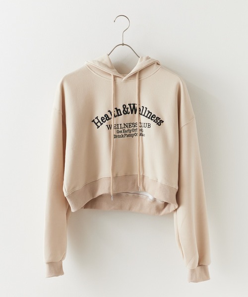 アーチデザイン刺繍ロゴ パーカー＆スウェットパンツ セットアップ 2点