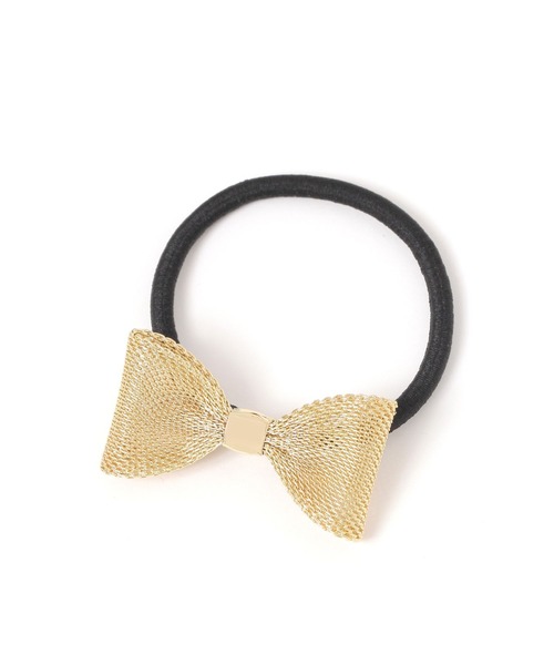 チェーンメイルリボンヘアゴム / 156399（ヘアゴム）｜LAKOLE（ラコレ