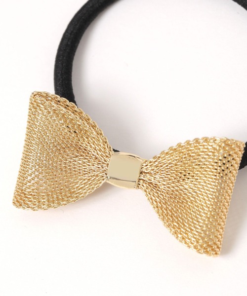 チェーンメイルリボンヘアゴム / 156399（ヘアゴム）｜LAKOLE（ラコレ