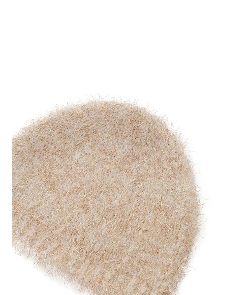 LILY BROWN（リリーブラウン）の「ラメニットワンピースフェザーニット帽（ニットキャップ/ビーニー・レディース・シルバー/ゴールド/グリーン・FREE）」の9枚目の写真