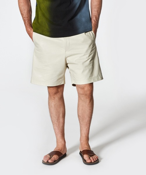 ACANTHUS:Side Line Leather Shorts 【公式通販】