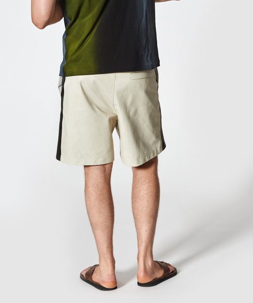 ACANTHUS:Side Line Leather Shorts 【公式通販】