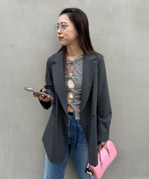 ◇新品◇【SHENERY】シアージャケット ロゴTシャツ2点セット ◇新品