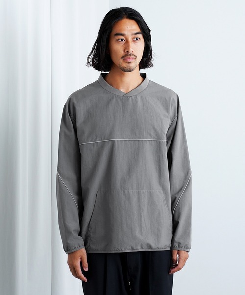 jiggys shop（ジギーズショップ）の「ナイロンプルオーバー リフレクター ゲームシャツ（Tシャツ/カットソー・メンズ・ブラック/グレー・MEDIUM/LARGE/X-LARGE）」の9枚目の写真