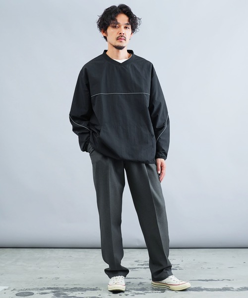 jiggys shop（ジギーズショップ）の「ナイロンプルオーバー リフレクター ゲームシャツ（Tシャツ/カットソー・メンズ・ブラック/グレー・MEDIUM/LARGE/X-LARGE）」の15枚目の写真