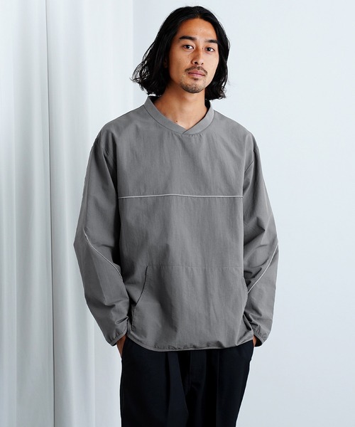 jiggys shop（ジギーズショップ）の「ナイロンプルオーバー リフレクター ゲームシャツ（Tシャツ/カットソー・メンズ・ブラック/グレー・MEDIUM/LARGE/X-LARGE）」の20枚目の写真