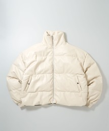 Anytime Songs（エニータイムソングス）の「synthetic leather fiber down jacket/合成皮革 ファイバーダウンジャケット フェイクダウンジャケット（ダウンジャケット/コート）」