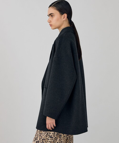 デプレ◎ダブルフェイスメルトンビーバーウィングカラーコート ダブルフェイスメルトンビーバー ウィングカラーコート（DES PRES