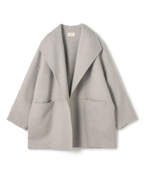 ダブルフェイスメルトンビーバー ウィングカラーコート（その他