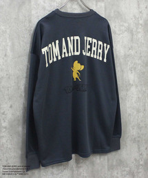 TOM&JERRY トム&ジェリー バックプリント BIG トレーナー