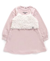 algy | ボアヤーンビスチェ&裏起毛ワンピセット(ワンピース)