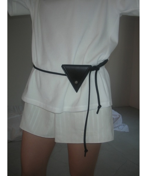 Didot.showroom（ディドット ショールーム）の「【DIDOT.】ベロアTEE（Tシャツ/カットソー・レディース・ベージュ/ブラウン/ヘザーグレー/アイボリー/ブラック・FREE）」の18枚目の写真