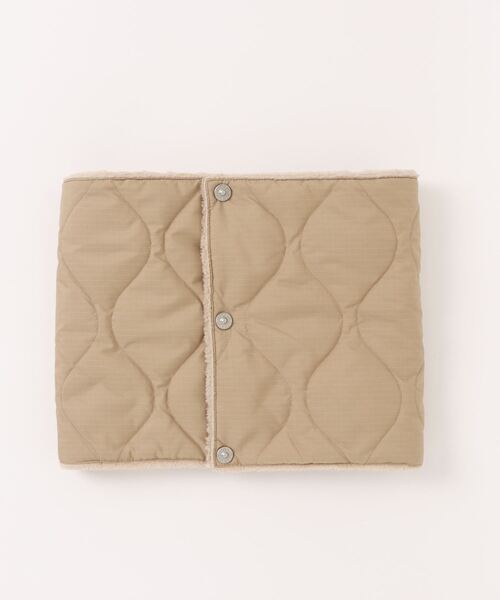 Ungrid（アングリッド）の「MILITARY REVERSBLE VOLUME DOWN NECK WARMER（ネックウォーマー/スヌード・レディース・カーキ/ベージュ・FREE）」の2枚目の写真
