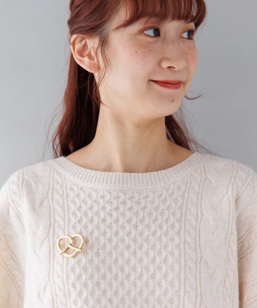 flower（フラワー）の「プレッツェルブローチ（ブローチ/コサージュ・レディース・シルバー/ゴールド・FREE）」の3枚目の写真