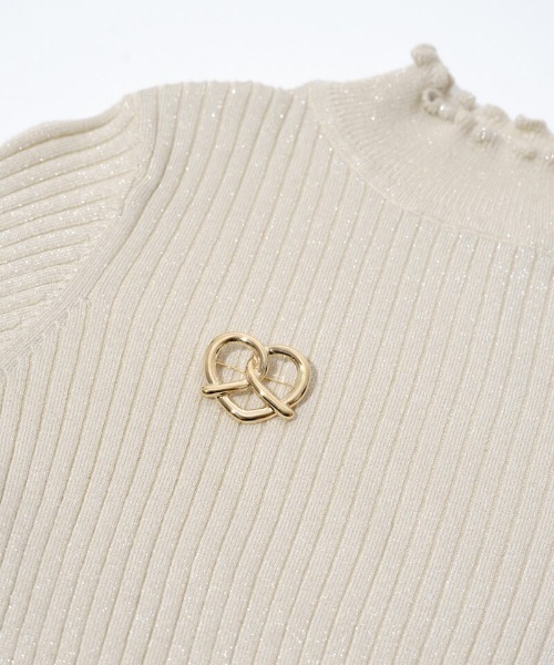 flower（フラワー）の「プレッツェルブローチ（ブローチ/コサージュ・レディース・シルバー/ゴールド・FREE）」の6枚目の写真