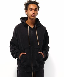 DANKE SCHON | DankeSchon/ダンケシェーン/CHEMICAL SWEAT PINTACK ZIP HOODIE(パーカー)