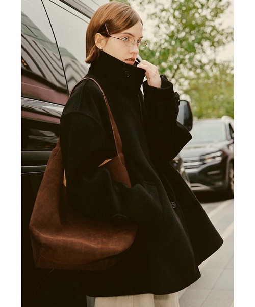 スタンドネック ベーシックハーフコート FD24W412【Fano Studios