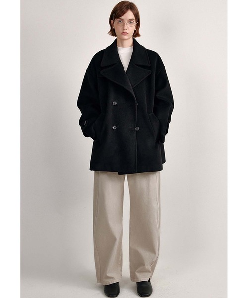 スタンドネック ベーシックハーフコート FD24W412【Fano Studios