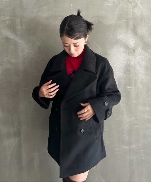 スタンドネック ベーシックハーフコート FD24W412【Fano Studios